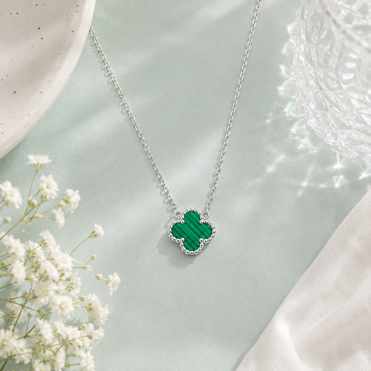 Emerald Bloom Necklace