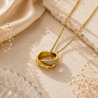Gold Infinity Loop Necklace