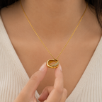 Gold Infinity Loop Necklace