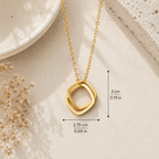 Gold Infinity Loop Necklace