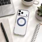 iPhone Magsafe 360 Rotating HaloGrip Clear Case