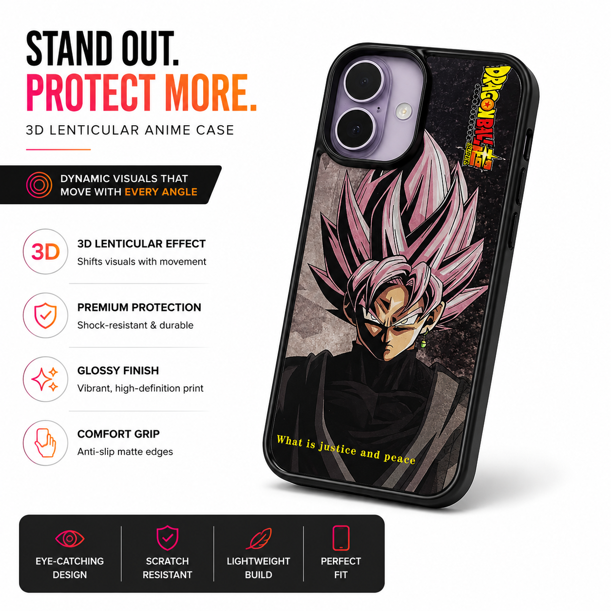 Angry 3D Lenticular Phone Case