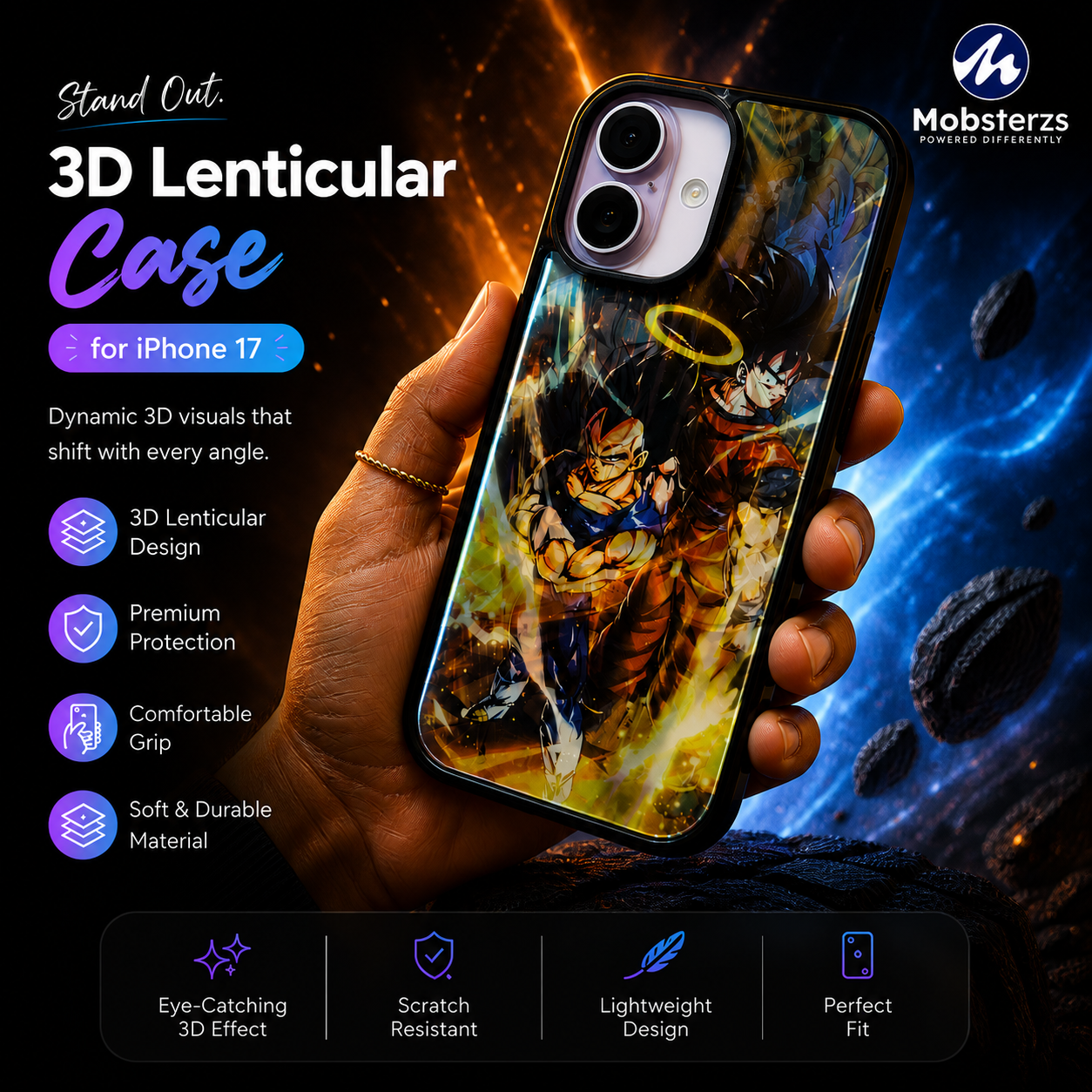 Dragon Ball 3D Lenticular Phone Case