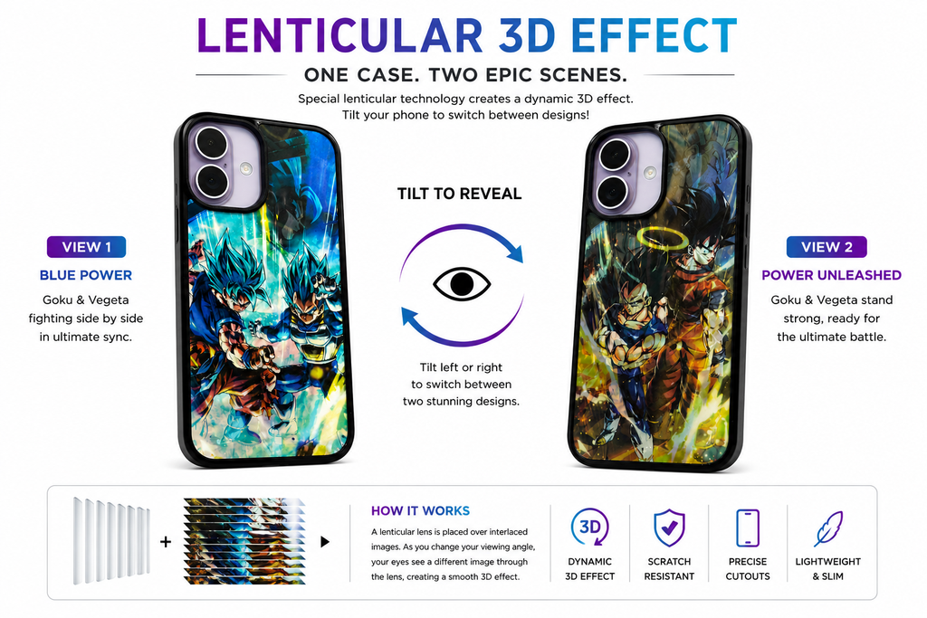 Dragon Ball 3D Lenticular Phone Case