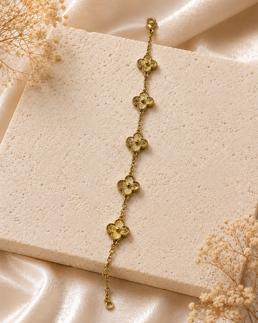 Golden Clover Bracelet
