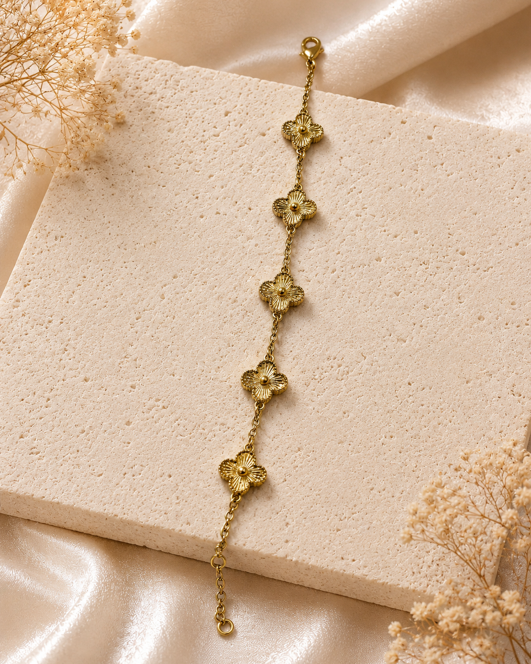 Golden Clover Bracelet