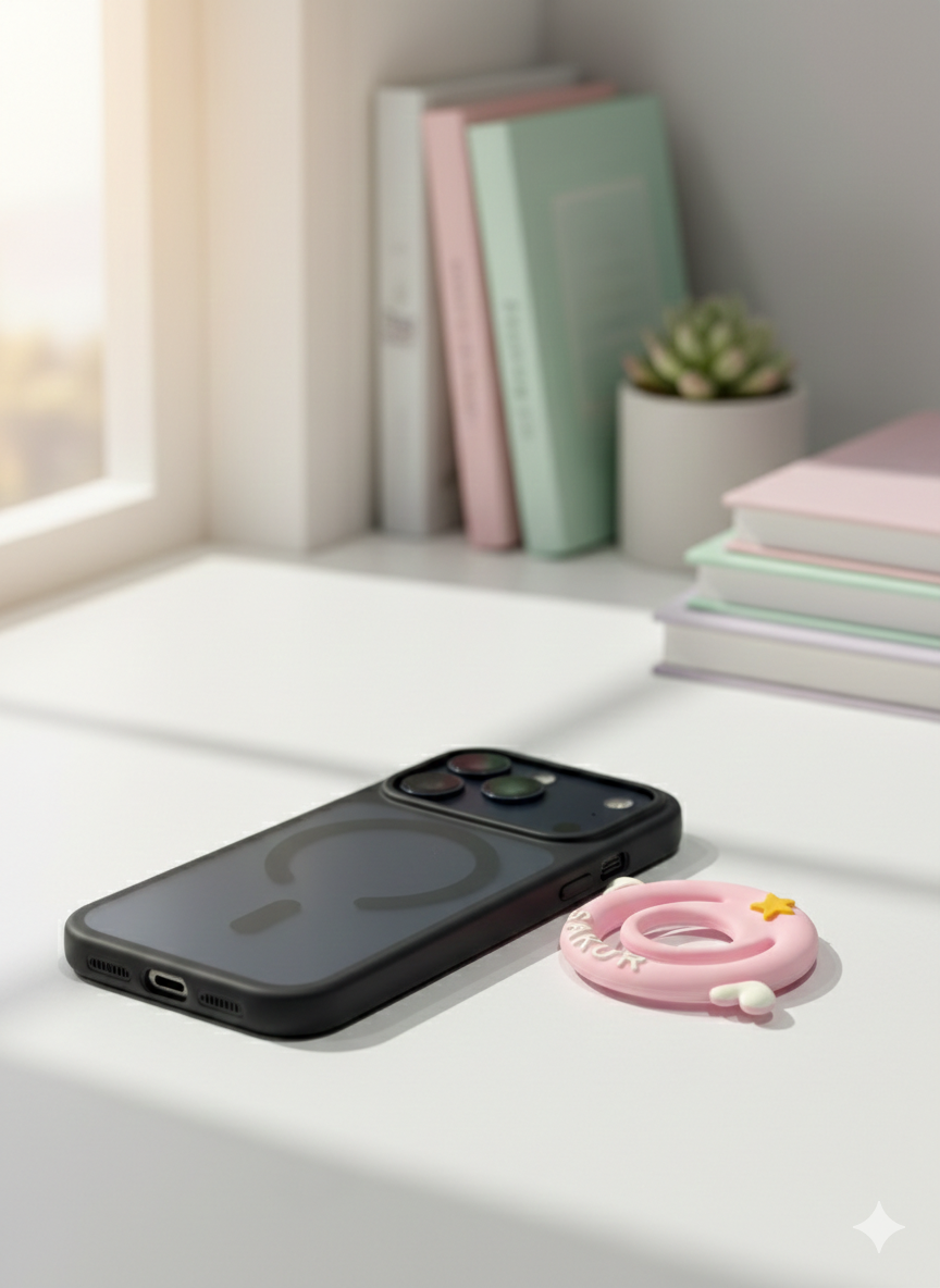 Star Blush (Pink) Magnetic Grip & stand