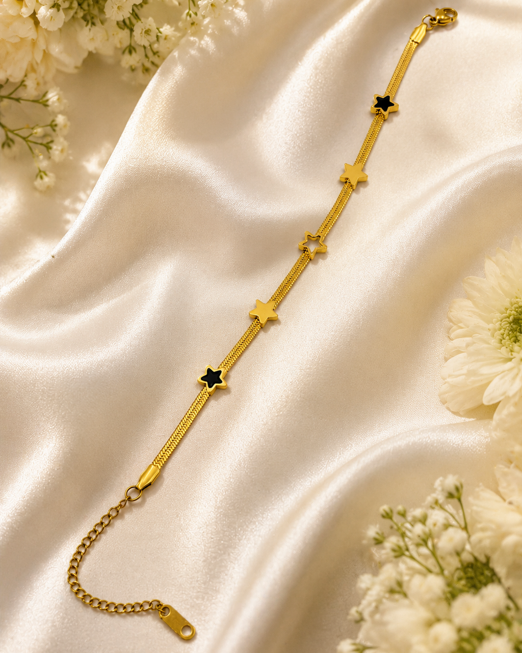 Golden Star Charm Bracelet