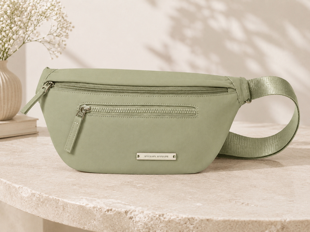 Drift Crossbody Fanny Bag (Sage)