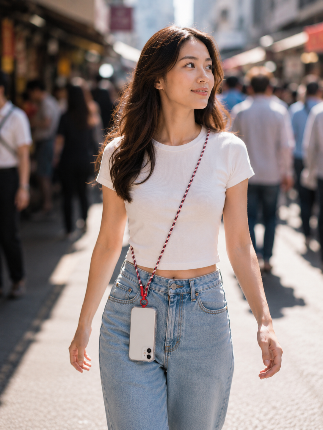TriTone Crossbody Phone Lanyard