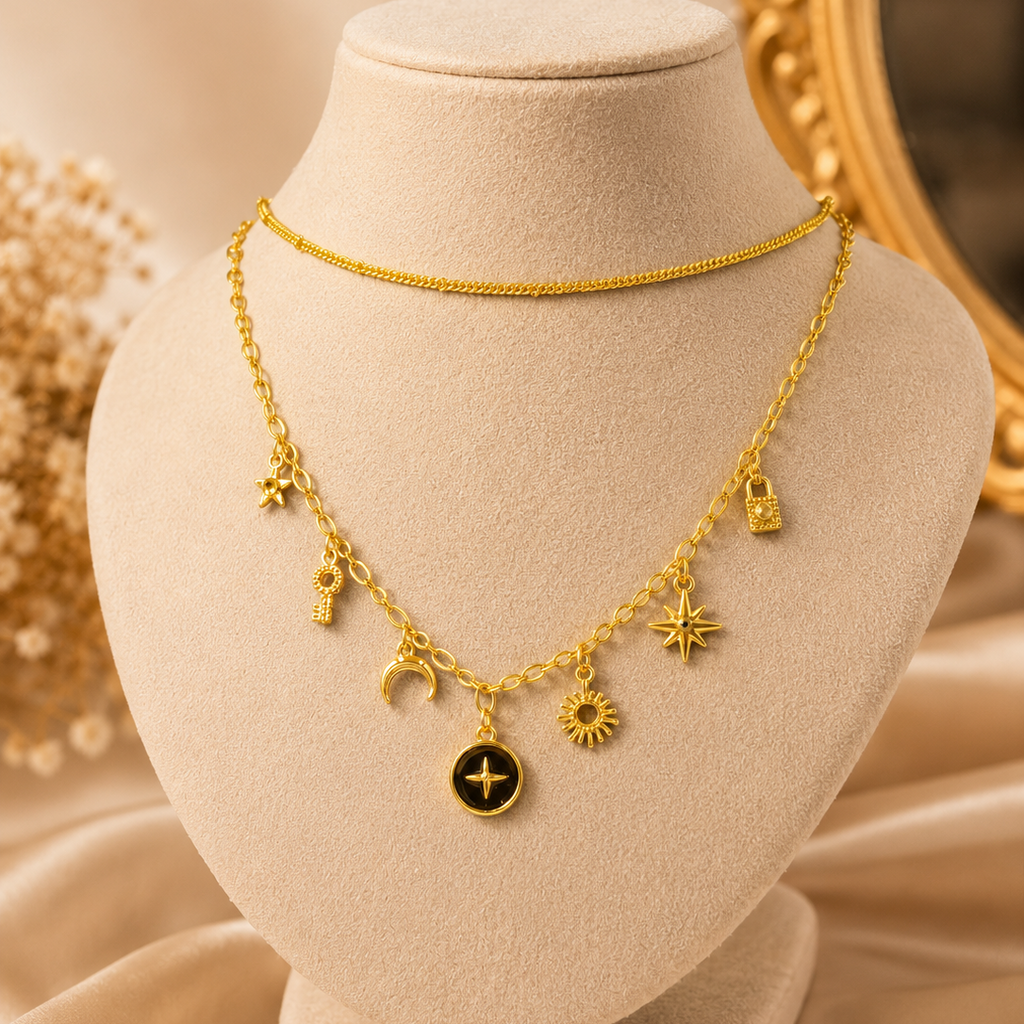 Celestia Charm Necklace