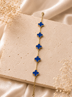 Blue Clover Bracelet