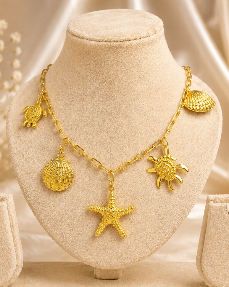 Ocean Treasures Charm Necklace