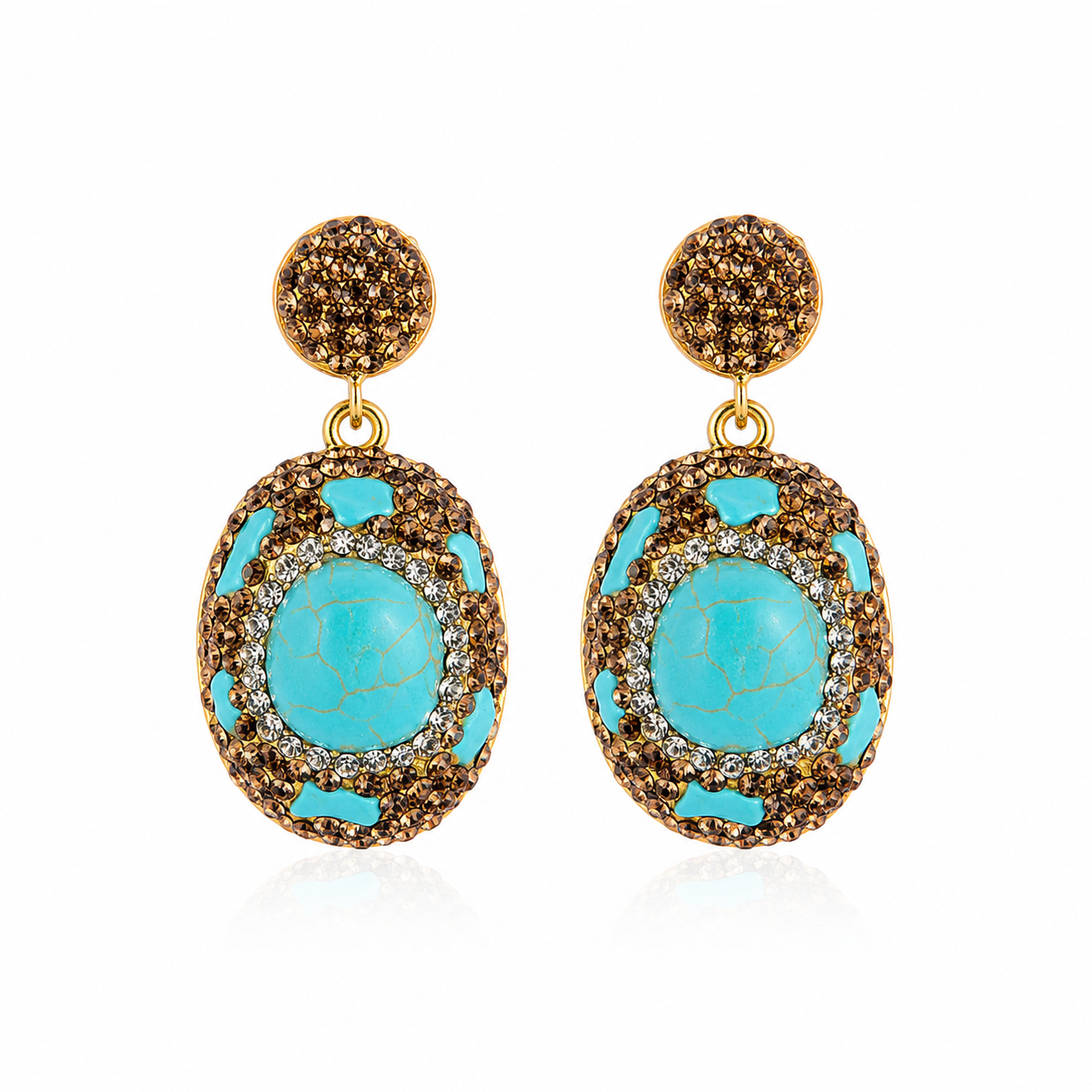 Turquoise Natural Stone Earring