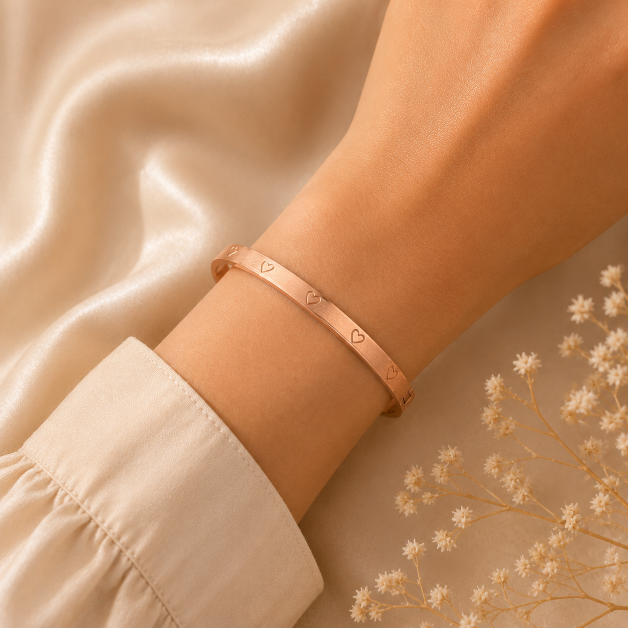 Elegant Heart Bracelet