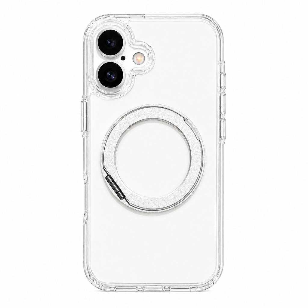 iPhone Magsafe 360 Rotating HaloGrip Clear Case