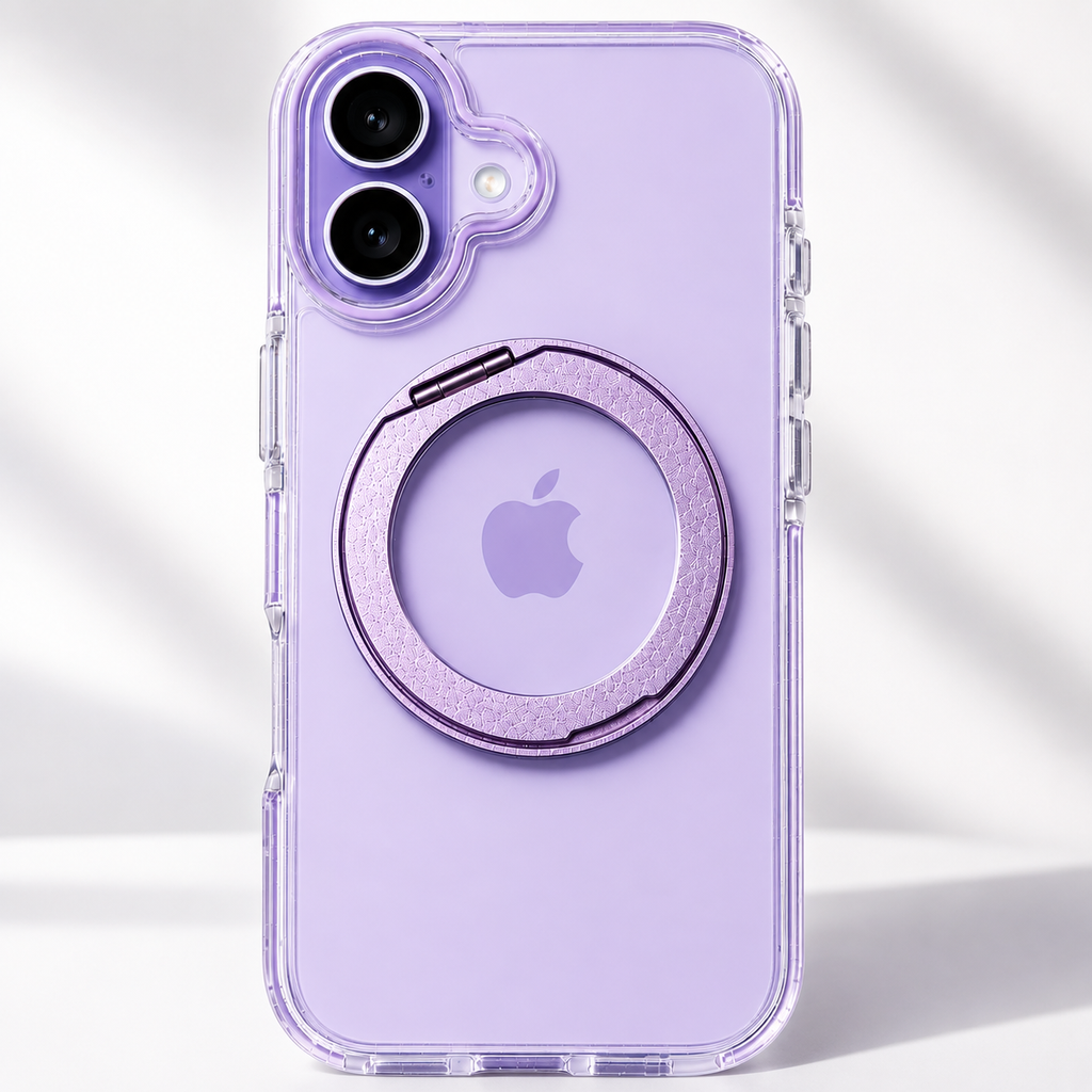 iPhone Magsafe 360 Rotating HaloGrip Clear Case