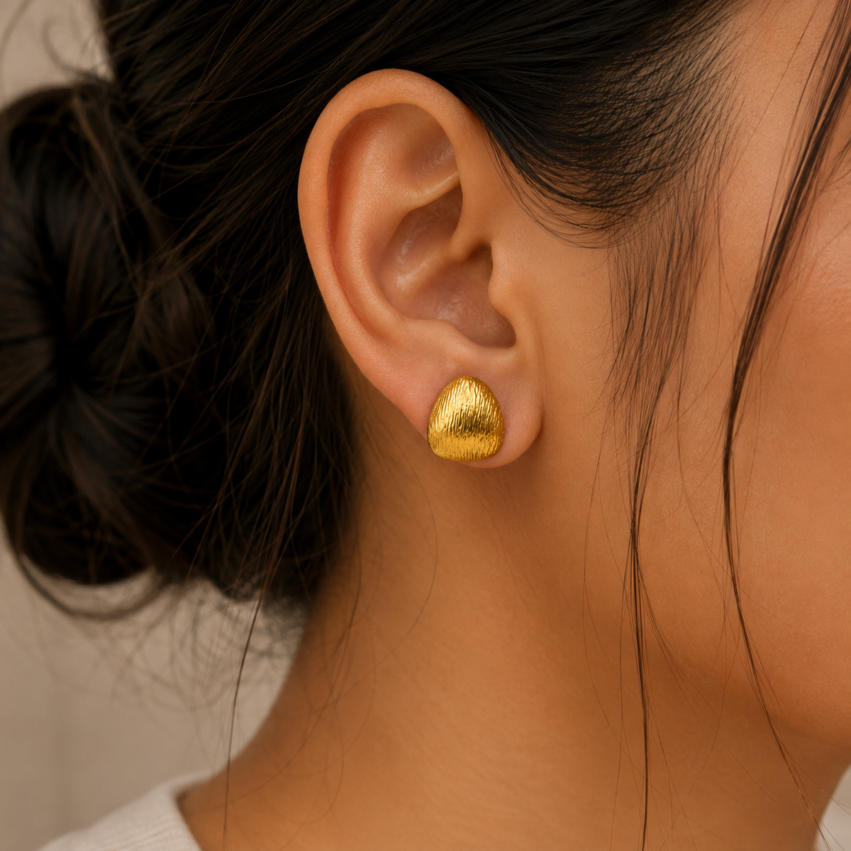 Textured Stud Earrings