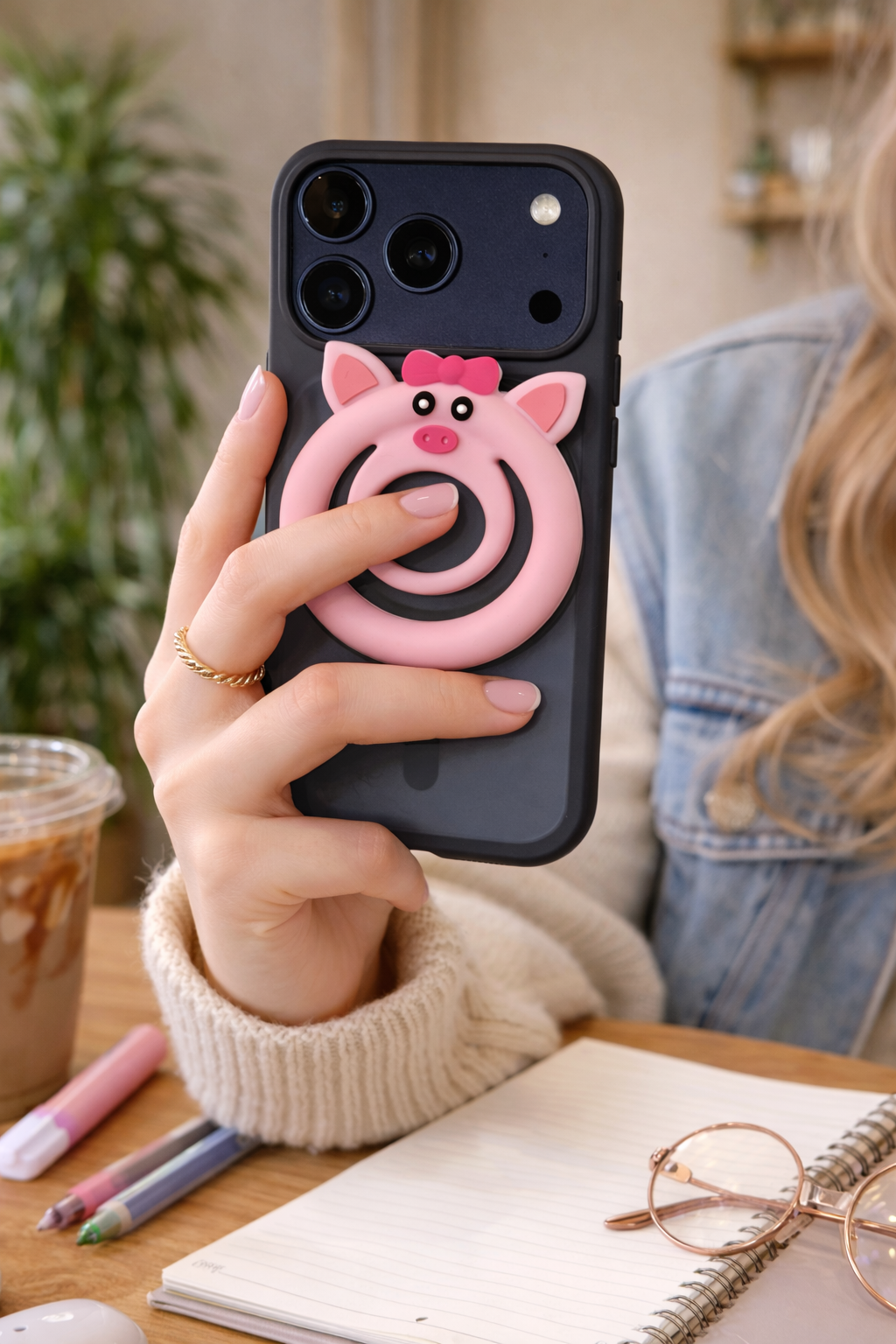 Piggy Ring Grip Magnetic Grip & stand