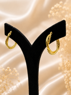 Auric Twist Hoop