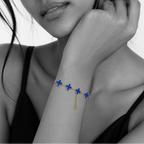Blue Clover Bracelet