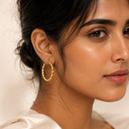 Signature Textured Hoops
