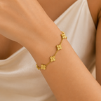Golden Clover Bracelet