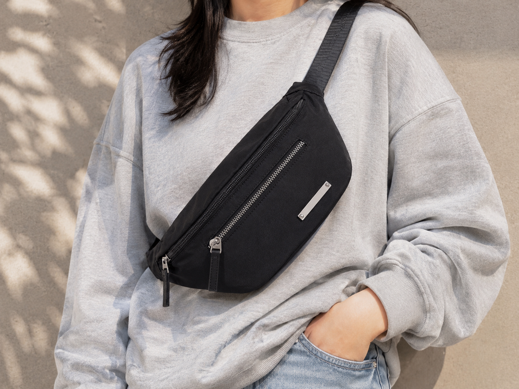 Drift Crossbody Fanny Bag (Black)
