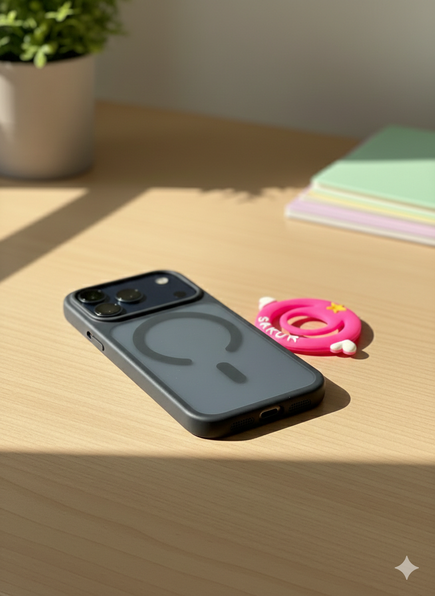 Star Pop (Hot Pink) Magnetic Grip & stand