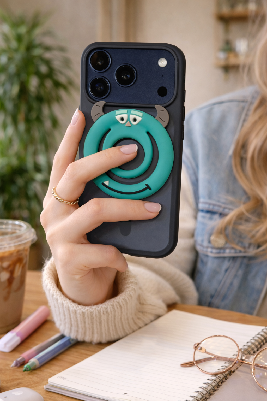 Monster Grip (Teal) Magnetic Grip & stand