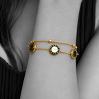 Golden Roman Numeral Bracelet