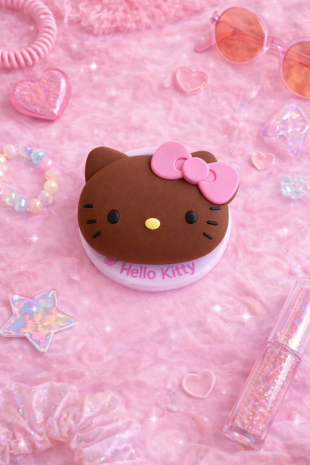 Hello Kitty - Brown - Magnetic Grip & stand (Hello Kitty Series)