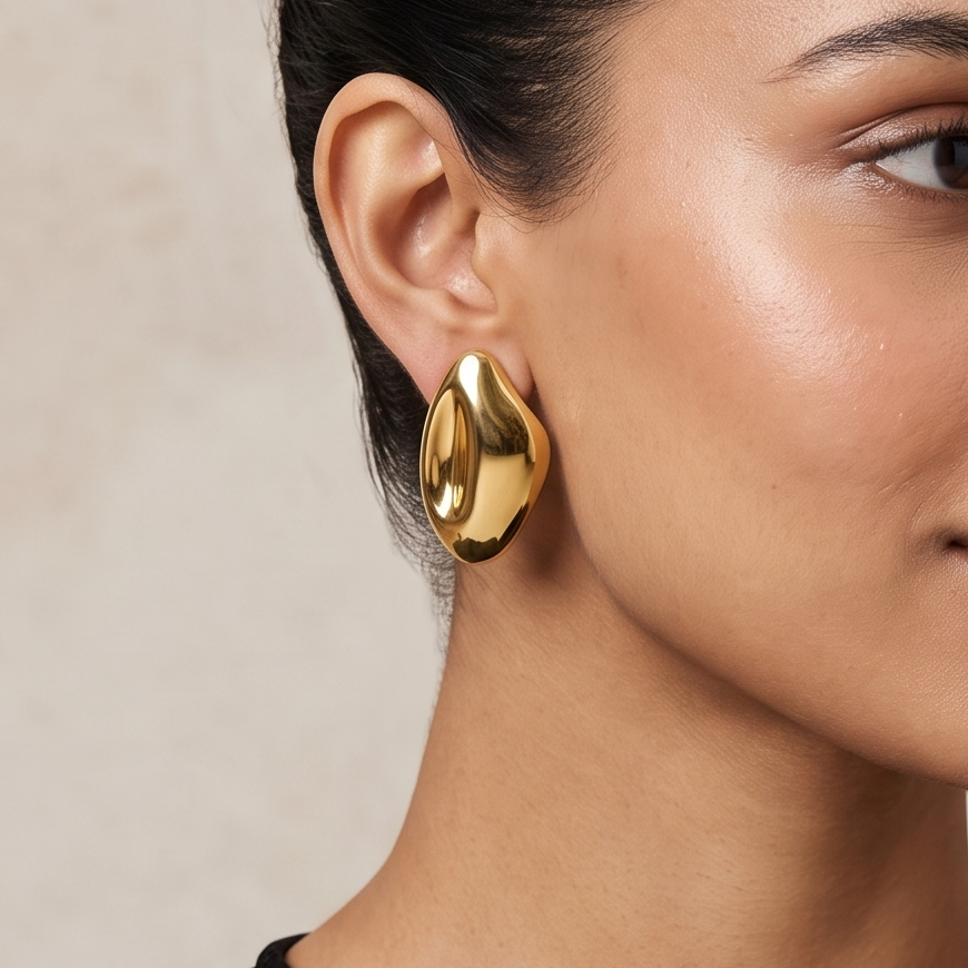 Sculptural Drop Earrings
