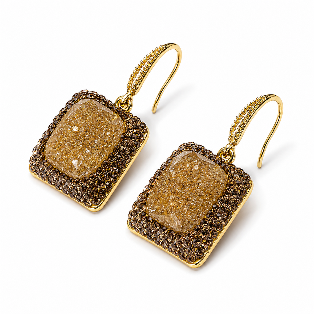 Golden Natural Stone Jewellery