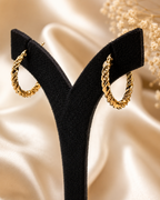 Twisted Luxe Hoop