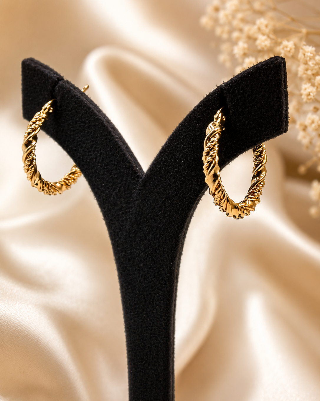 Twisted Luxe Hoop