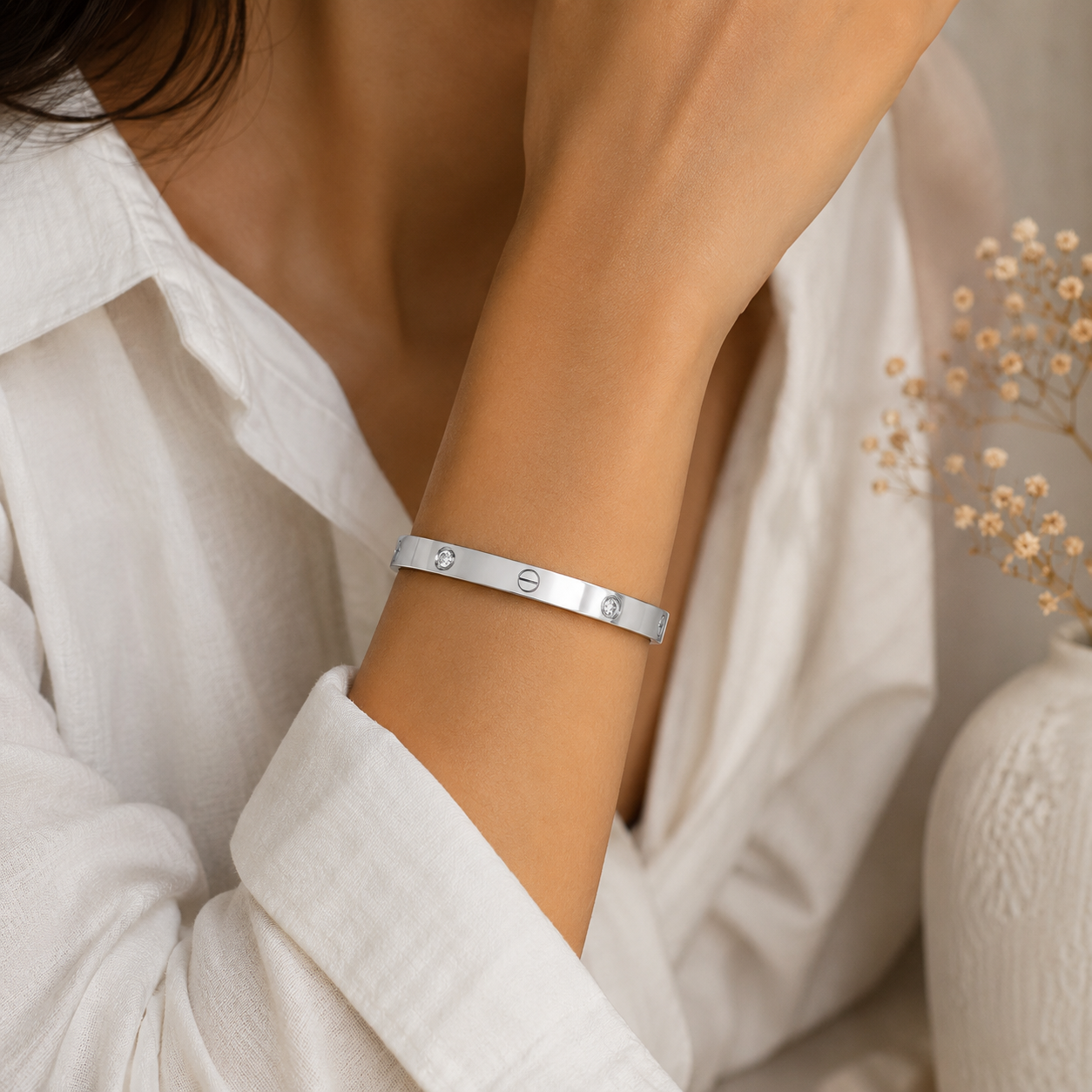 Silver Aura Bracelet