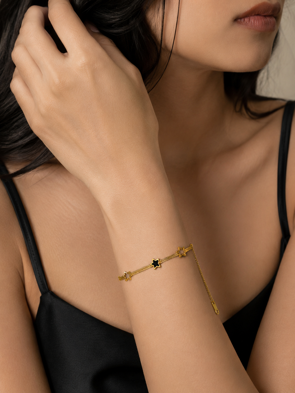 Golden Star Charm Bracelet