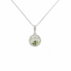 Pearl Bloom Pendant Necklace