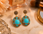Turquoise Natural Stone Earring