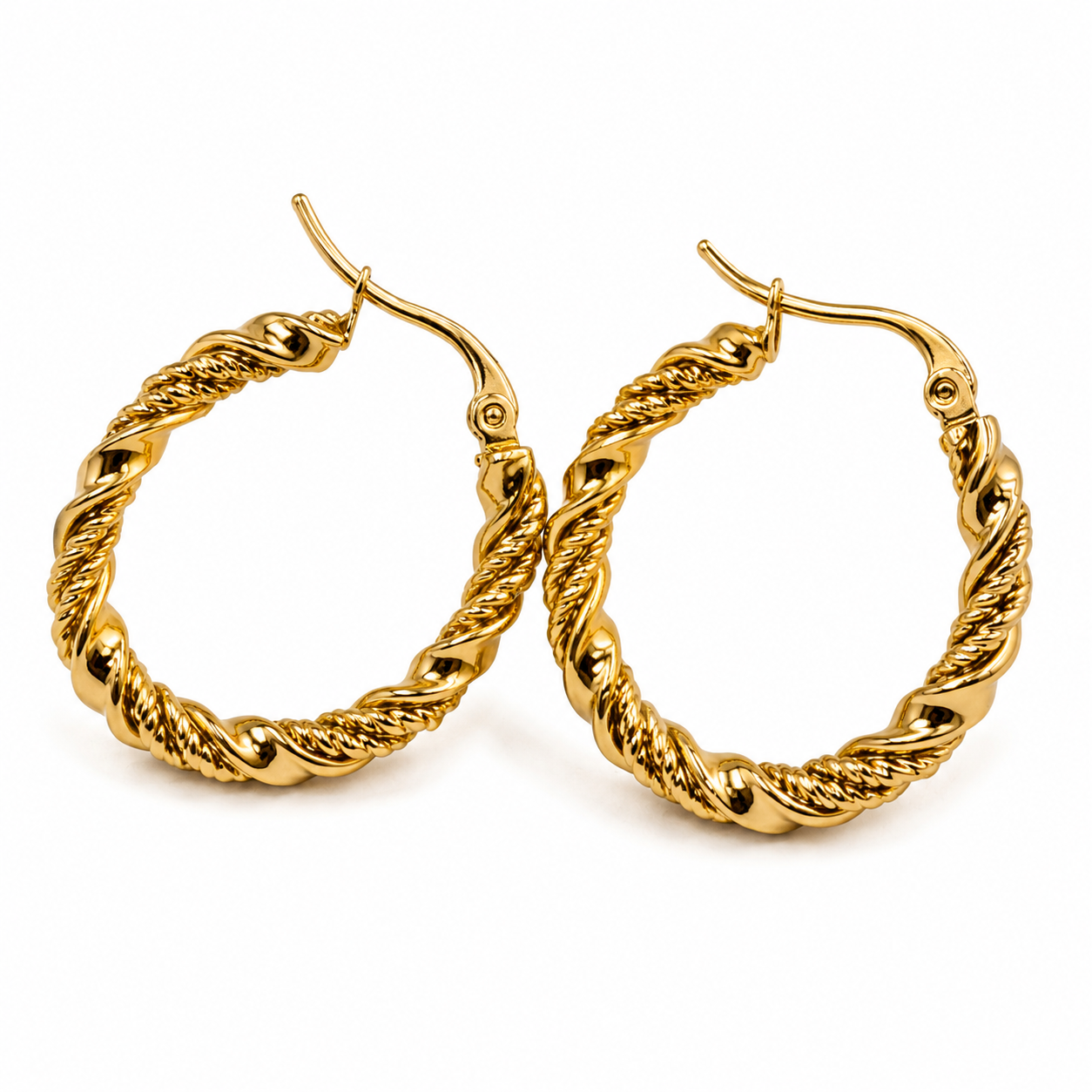 Twisted Luxe Hoop