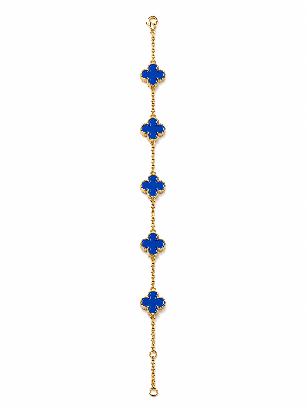 Blue Clover Bracelet