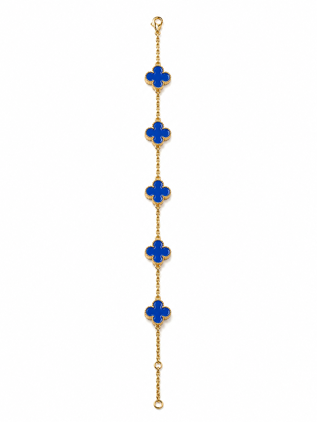 Blue Clover Bracelet