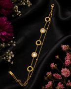 Golden Roman Numeral Bracelet