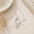 Silver Infinity Loop Necklace