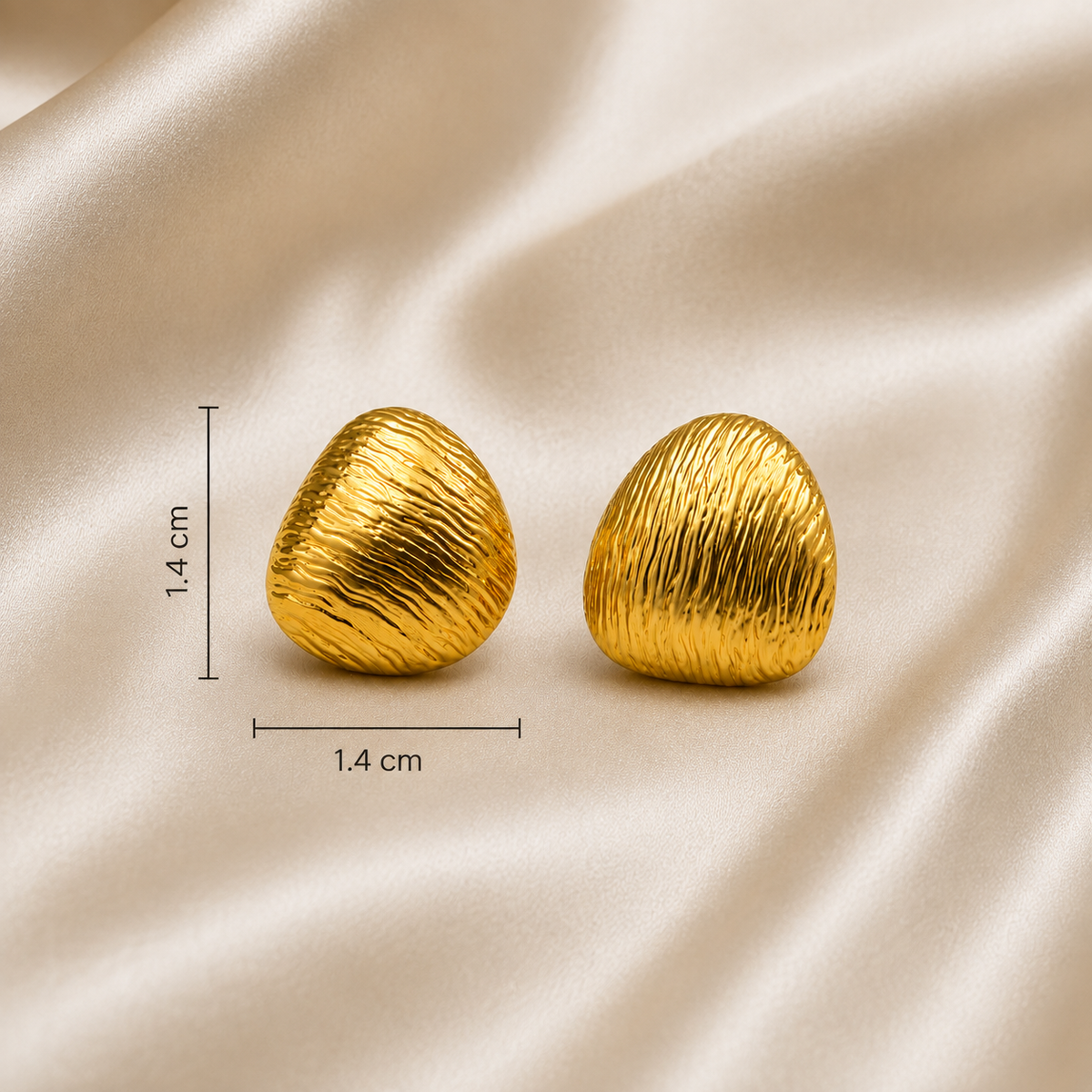 Textured Stud Earrings