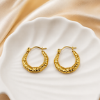 Bold Twisted Hoops