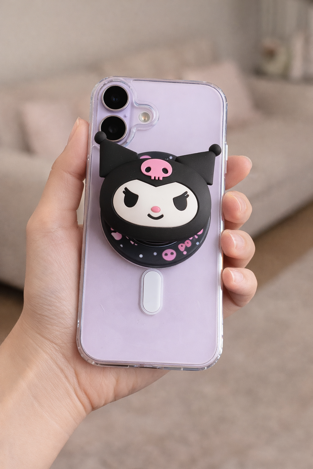 Kuromi Magnetic Grip & stand (Hello Kitty Series)