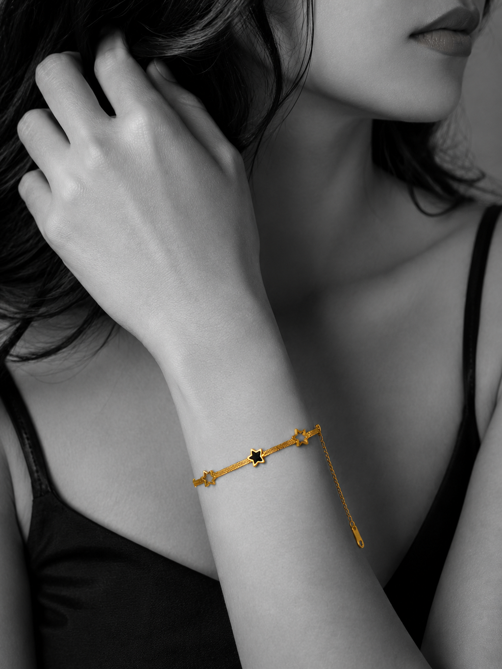 Golden Star Charm Bracelet