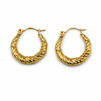 Bold Twisted Hoops